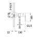 Змішувач для душу Lidz Latwa 010 (з душовим гарнітуром) (k40) LDLAT010WHI45426 White Змішувач для душу Lidz Latwa 010 (з душовим гарнітуром) (k40) LDLAT010WHI45426 White
