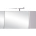 Зеркальный шкаф подвесной Qtap Albatross 600х700х145 White с LED-подсветкой QT0177ZP600LW