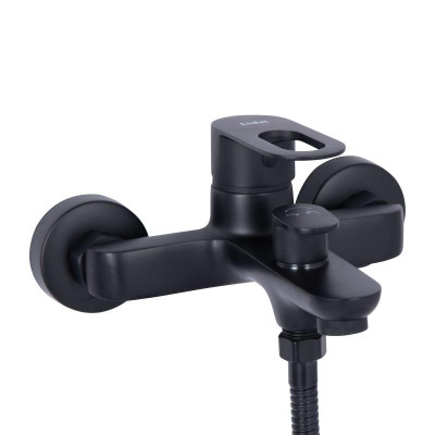 Смеситель для ванны Lidz Latwa 006 (c душевым гарнитуром) (k35) LDLAT006BLA45419 Black Смеситель для ванны Lidz Latwa 006 (c душевым гарнитуром) (k35) LDLAT006BLA45419 Black
