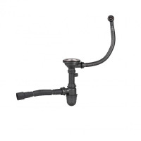 Сифон для кухонной мойки Lidz (GRA) 47 01 003 01 с круглым переливом (выход 50/40 мм) Сифон для кухонной мойки Lidz (GRA) 47 01 003 01 с круглым переливом (выход 50/40 мм)