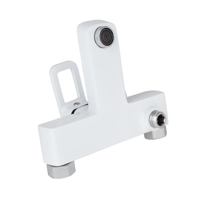 Смеситель для ванны Lidz Wawel 006 (c душевым гарнитуром) (k35) LDWAW006WHI45398 White Смеситель для ванны Lidz Wawel 006 (c душевым гарнитуром) (k35) LDWAW006WHI45398 White