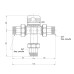 Смеситель термостатический Icma 3/4 Смеситель термостатический Icma 3/4