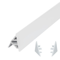 Набір декоративні планки для піддону та ванни (2x2м) + 2 ковпачки Qtap WCS022 Набір декоративні планки для піддону та ванни (2x2м) + 2 ковпачки Qtap WCS022