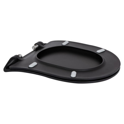 Унитаз подвесной Qtap Taurus безободковый с сиденьем Soft-close QT2433084EUQMB Унитаз подвесной Qtap Taurus безободковый с сиденьем Soft-close QT2433084EUQMB