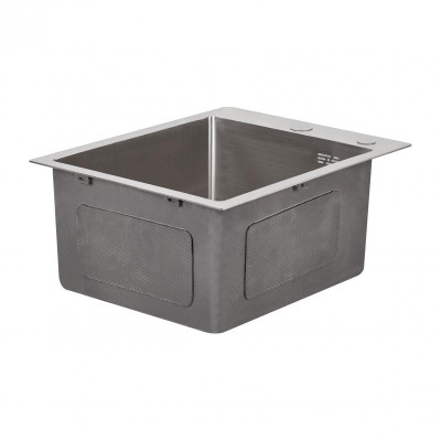 Мийка для кухні інтегрована Lidz Handmade H4050 (LDH4050BRU39258) Brushed Steel 3,0/1,0 мм Мийка для кухні інтегрована Lidz Handmade H4050 (LDH4050BRU39258) Brushed Steel 3,0/1,0 мм