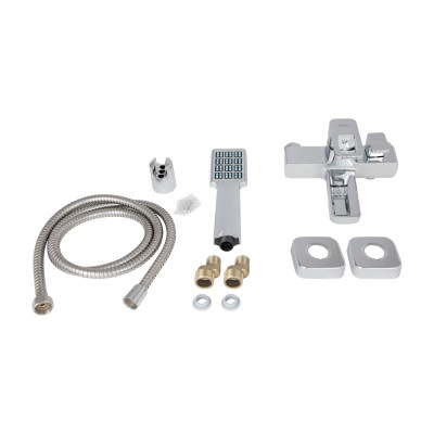 Смеситель для ванны Lidz Wawel 006 (c душевым гарнитуром) (k35) LDWAW006CRM45388 Chrome Смеситель для ванны Lidz Wawel 006 (c душевым гарнитуром) (k35) LDWAW006CRM45388 Chrome