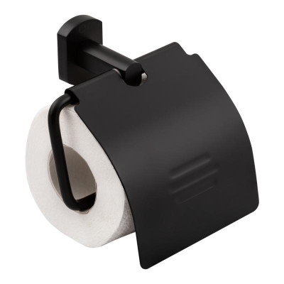 Тримач для туалетного паперу Qtap Liberty QTLIBBLM1151 Black