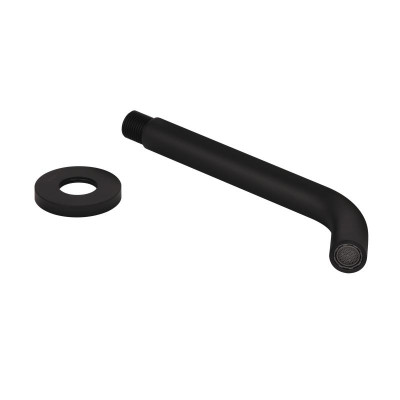 Вилив для систем прихованого монтажу Qtap Vytok 200 мм округлий QTVYT246BLM45931 Black Matt Вилив для систем прихованого монтажу Qtap Vytok 200 мм округлий QTVYT246BLM45931 Black Matt