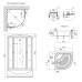 Душевой бокс Lidz Tani SB90x90.SAT.HIGH.FR, стекло Frost 4 мм Душевой бокс Lidz Tani SB90x90.SAT.HIGH.FR, стекло Frost 4 мм