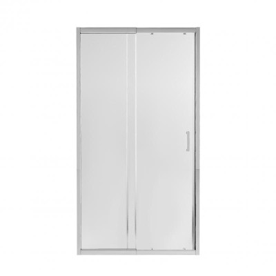 Душові двері в нішу Qtap Taurus CRM201-11.C6 97-108x200 см, скло Clear 6 мм, покриття CalcLess