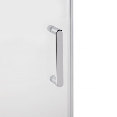 Душові двері в нішу Qtap Taurus CRM201-11.C6 97-108x200 см, скло Clear 6 мм, покриття CalcLess