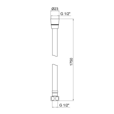 Шланг Lidz Niagara 09 1,75 м LDNIA09CRM35459 Chrome Шланг Lidz Niagara 09 1,75 м LDNIA09CRM35459 Chrome
