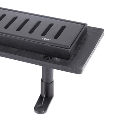 Трап Qtap Dry FA304-700MBLA линейный с сухим затвором и нержавеющей решеткой 700х73 Трап Qtap Dry FA304-700MBLA линейный с сухим затвором и нержавеющей решеткой 700х73