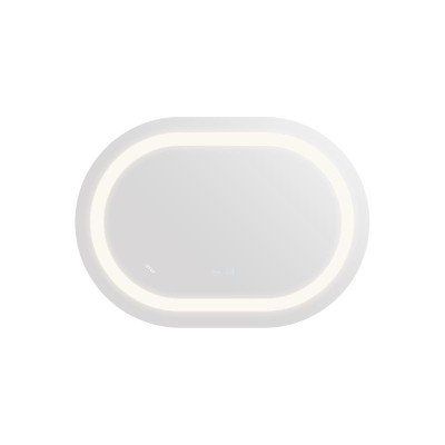 Зеркало Qtap Gemini 650х900 с LED-подсветкой Touch, с антизапотеванием, с диммером, рег. темп. цвета (3000-6500K) Reverse QT2578R6590