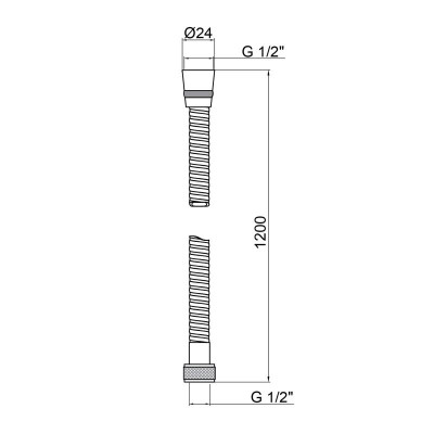 Шланг Lidz Niagara 07 1,2 м LDNIA07CRM35455 Chrome Шланг Lidz Niagara 07 1,2 м LDNIA07CRM35455 Chrome