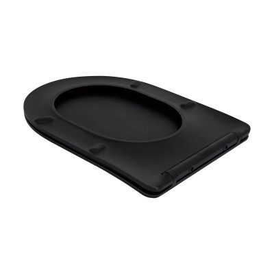 Унитаз напольный Qtap Robin Ultra Quiet безободковый с сиденьем Soft-Close MATT BLACK QT13226083AMB Унитаз напольный Qtap Robin Ultra Quiet безободковый с сиденьем Soft-Close MATT BLACK QT13226083AMB