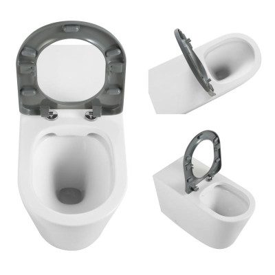 Унитаз напольный Qtap Freedom инклюзивный безбачковый Rimless безободковый с сиденьем Soft-close WHITE QT22223368W Унитаз напольный Qtap Freedom инклюзивный безбачковый Rimless безободковый с сиденьем Soft-close WHITE QT22223368W