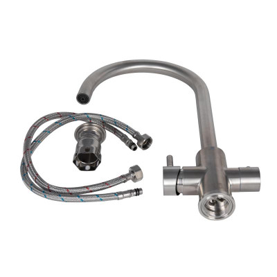 Смеситель для кухни Lidz Aria 020F (k35) LDARI020FNKS43365 Nickel Смеситель для кухни Lidz Aria 020F (k35) LDARI020FNKS43365 Nickel