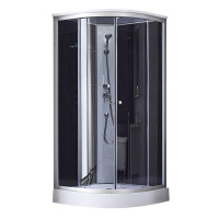 Душовий бокс Lidz Tani SB90x90.SAT.LOW.GR, скло тоноване 4 мм Душовий бокс Lidz Tani SB90x90.SAT.LOW.GR, скло тоноване 4 мм
