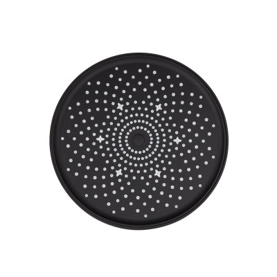 Лейка для верхнего душа Qtap Hlavova D 230 мм округлая QTHLA107BLM45788 Black Matt