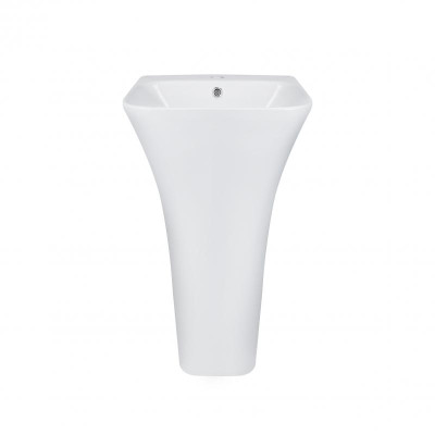 Раковина для підлоги моноблок Qtap Crow 445x420x840 White QT0511G315WN Раковина для підлоги моноблок Qtap Crow 445x420x840 White QT0511G315WN