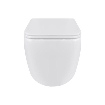 Унитаз подвесной Qtap Gemini безободковый с сиденьем Soft-close QT2533076EUQW Унитаз подвесной Qtap Gemini безободковый с сиденьем Soft-close QT2533076EUQW