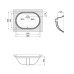 Раковина Qtap Stork 565x385x210 White QT15110522W