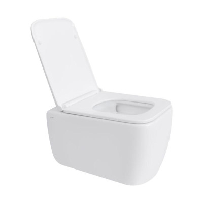 Унитаз подвесной Qtap Gemini безободковый с сиденьем Soft-close QT2533076EUQW Унитаз подвесной Qtap Gemini безободковый с сиденьем Soft-close QT2533076EUQW