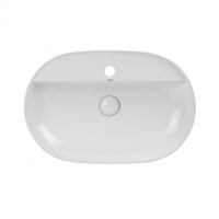 Раковина Qtap Scorpio 610x400x120 White з донним клапаном QT14112203W Раковина Qtap Scorpio 610x400x120 White з донним клапаном QT14112203W