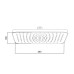 Лейка для верхнего душа Qtap Hlavova 260x180 мм прямоугольная QTHLA107CRM45784 Chrome/Black