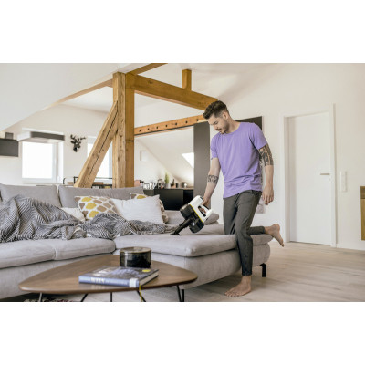 Karcher Пилосос ручний VC 4 CORDLESS PREMIUM MYHOME, акумуляторний, до 30 хв работи, 21.6 В, Li-ion, 650 мл, 2.35 кг
