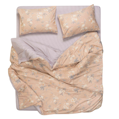 КПБ 2,0сп ARDESTO Gloria, підковдра 200х220см, простирадло 230х240см, наволочки (2) 50х70см, 100% бавовна, сатин, магнолія, смужки КПБ 2,0сп ARDESTO Gloria, підковдра 200х220см, простирадло 230х240см, наволочки (2) 50х70см, 100% бавовна, сатин, магнолія, смужки