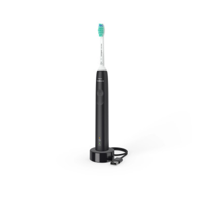 Щітка зубна електр. Philips, Sonicare 3100 series, 31т. колив/хв, насадок-1, чорний
