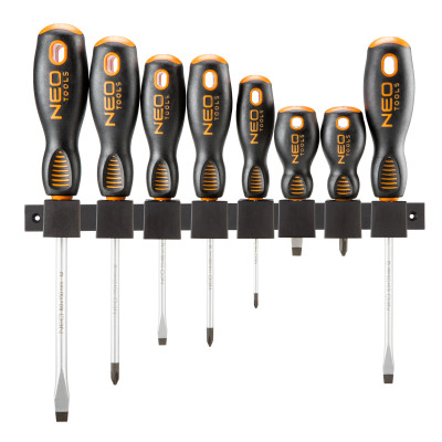 Викрутки Neo Tools SL,PH, сталь S2, набір 8шт Викрутки Neo Tools SL,PH, сталь S2, набір 8шт