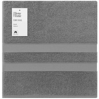 Рушник махровий ARDESTO Splendid 70х140см, 100% бавовна, сірий