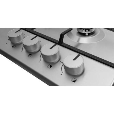 Варильна поверхня Hansa газова, 60см, чавун, нержавіюча сталь Варильна поверхня Hansa газова, 60см, чавун, нержавіюча сталь