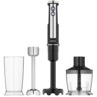 Блендер Ardesto погружной 1000Вт, 3в1, чаша-600мл, чоппер-500мл, насадка для пюре, черно-серебристый (HBG-1000BCHP) Блендер Ardesto погружной 1000Вт, 3в1, чаша-600мл, чоппер-500мл, насадка для пюре, черно-серебристый (HBG-1000BCHP)