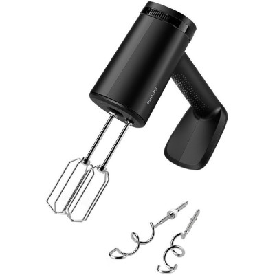 Philips Міксер ручний 5000 series 500Вт, насадки-4, турборежим, чорний Philips Міксер ручний 5000 series 500Вт, насадки-4, турборежим, чорний