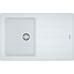 Мийка кухонна Franke Basis, фраграніт, прямокутник, з крилом, 780х500х200мм, чаша - 1, накладна, BFG 611-78, білий Мийка кухонна Franke Basis, фраграніт, прямокутник, з крилом, 780х500х200мм, чаша - 1, накладна, BFG 611-78, білий