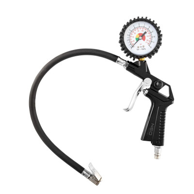 Neo Tools Пістолет для підкачування шин, 12бар, подовжене сопло 370мм Neo Tools Пістолет для підкачування шин, 12бар, подовжене сопло 370мм