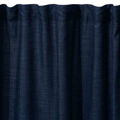 Штора ARDESTO 150х270см, рогожка, 100% поліестер, синій темний