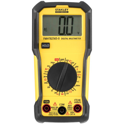 Мультиметр цифровий Stanley FatMax, 0-600В, широкий РК-дисплей Мультиметр цифровий Stanley FatMax, 0-600В, широкий РК-дисплей