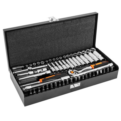 Neo Tools Набір інструментів, Набір торцевих головок, 63шт, 1/4 Neo Tools Набір інструментів, Набір торцевих головок, 63шт, 1/4