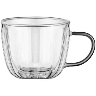 Набір чашок з ручками і подвійними стінками ARDESTO 350мл, 2шт, боросилікатне скло, прозорий Набір чашок з ручками і подвійними стінками ARDESTO 350мл, 2шт, боросилікатне скло, прозорий