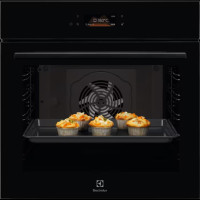 Духова шафа Electrolux електрична, 72л, A+, дисплей, конвекція, телескопічні напрямні, чорний