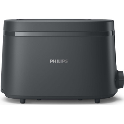 Philips Тостер Essentials Collection 650Вт, пластик, темно-сірий Philips Тостер Essentials Collection 650Вт, пластик, темно-сірий