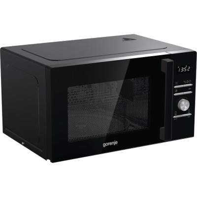 Gorenje Мікрохвильова піч, 28л, електр. керув., 900Вт, гриль, дисплей, конвекція, чорний