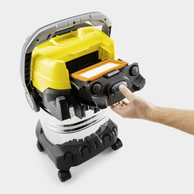 Пилосос професійний Karcher WD 7 Control P S 30/6/35/T 1400Вт 290мБар контейнер 30л 8.7кг