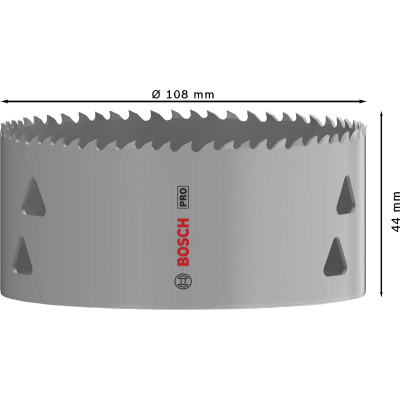 Коронка Bosch Professional Multi Material 108мм з різьбою