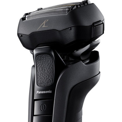 Бритва електр. Panasonic сіткова, 14000 об/хв,  бритв.головок-5, Li-Ion, сух.+волог., тример, чохол,Док-ст., чорний